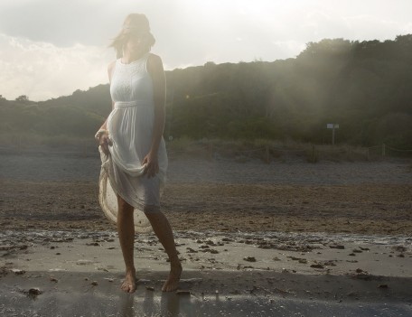 girl on beach - Trash The Dress