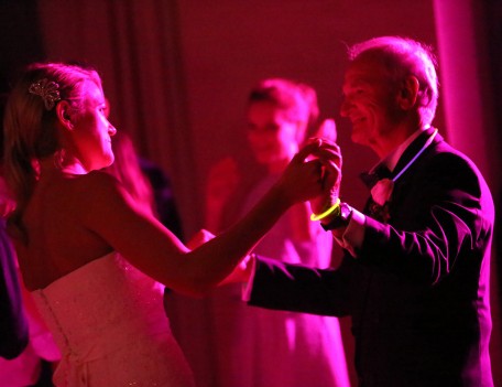 bride with father dancing - The Jumeirah Hotel