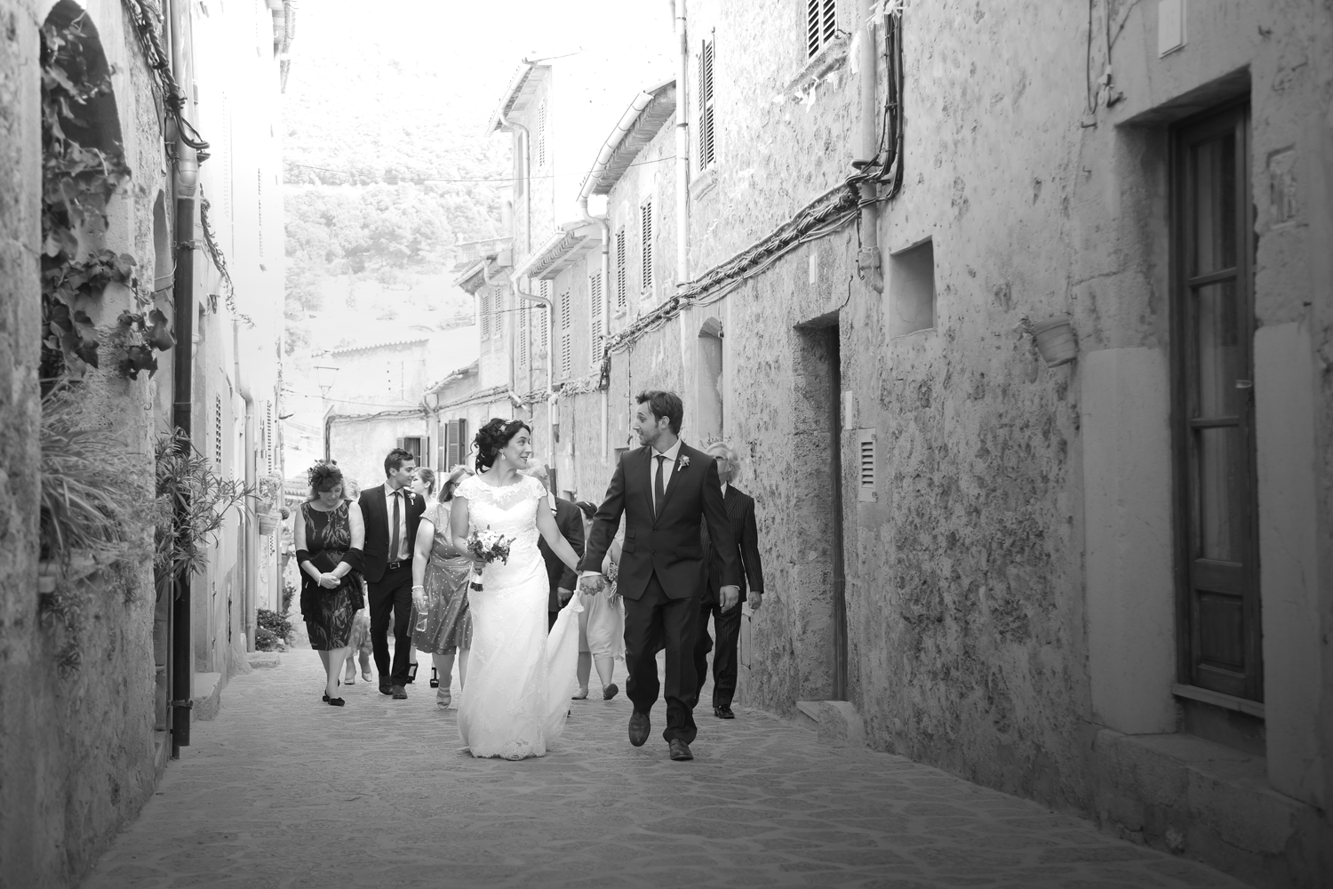 street wedding procession