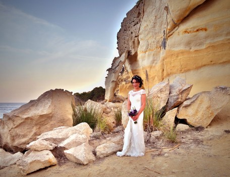 bride and rock face - Valldemossa