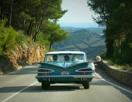 wedding car on road - The Wedding Car