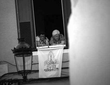 two women in window - Mahon Fiesta