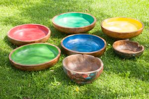 Coloured bowls