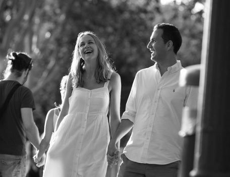 Couple laughing - Palma Engagement Shoot