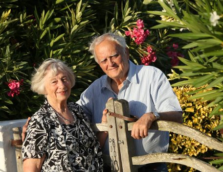 Old couple by gate - Casa Merdeka Menorca