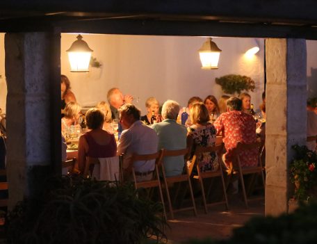 Guests dining - Casa Merdeka Menorca