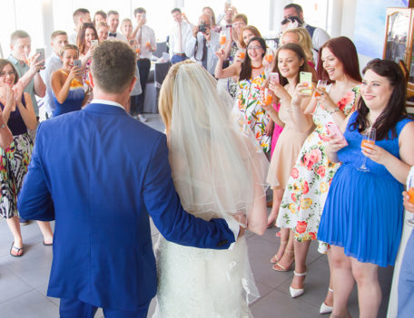 wedding couple with party - Santa Maria Ciudadella