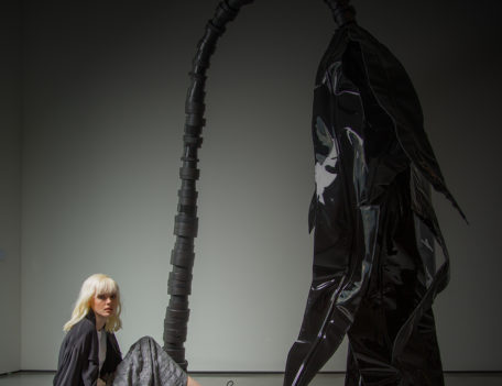 Model and sculpture - Nomad at the Hepworth