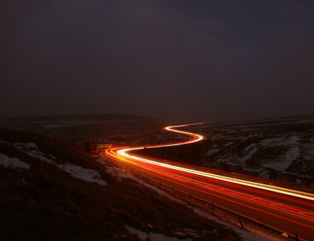 Time lapse car lights - Atmospheric Places