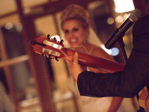 bride with guitarist