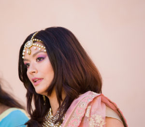 Indian bride at ceremony