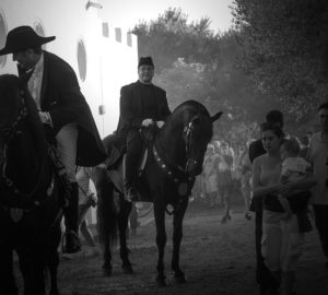 priest on menorca fiesta horse