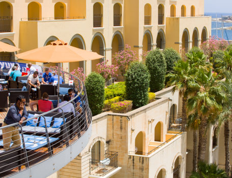 balcony in hotel complex - ITC Malta