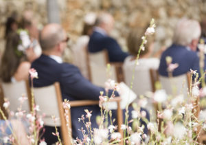 flowers at wedding