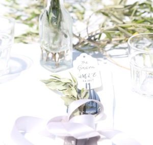 wedding place setting