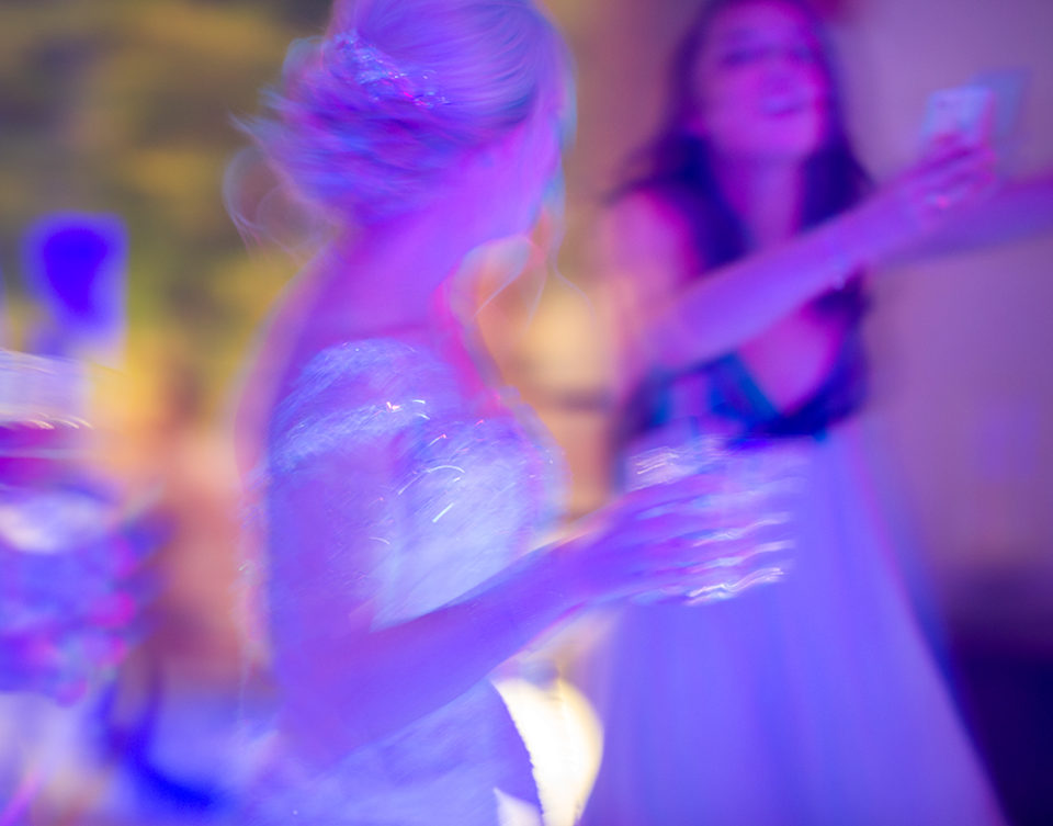 bride on dance floor