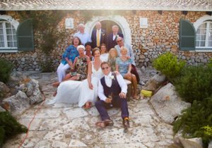 group wedding photograph