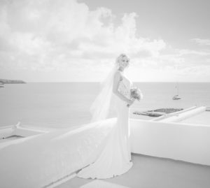 bride on balcony