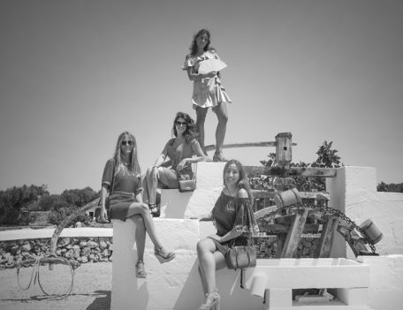 group photograph on well - Hotel Sant Joan de Binissaida