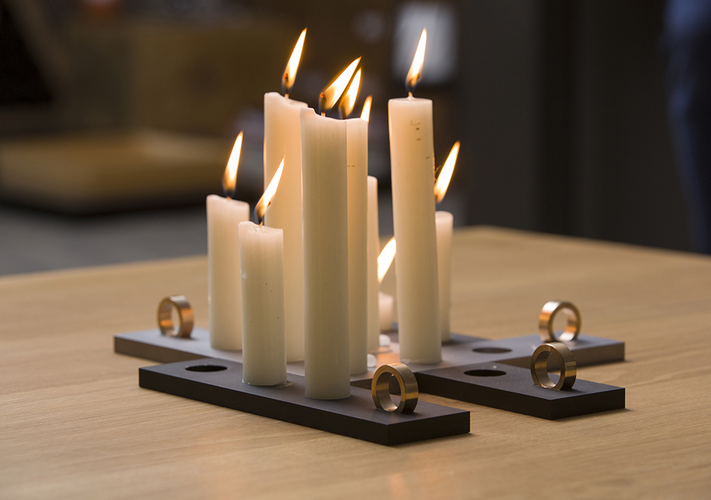 candles with holders