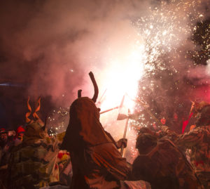 a demon at the fiesta of Sant Antoni