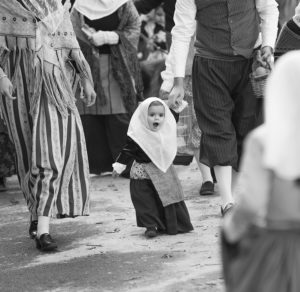 girl in traditional dress