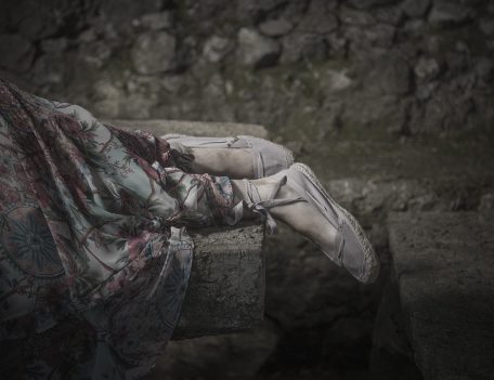 sandals on stone - Portrait Photography