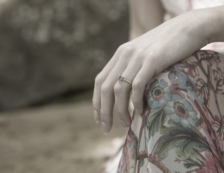 hand with engagement ring - Portrait Photography