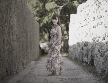 woman on driveway - Portrait Photography