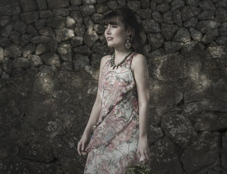 woman with bouquet of flowers - Portrait Photography