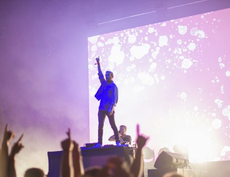 man on stage at festival - Sonar Festival