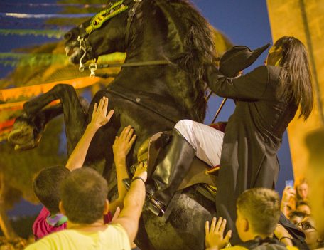 rearing horse - Llucmacanes Fiesta