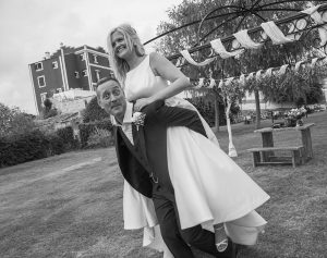 piggy back bride