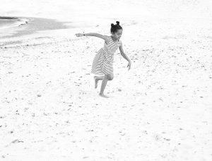 girl on beach