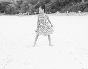 girl on beach