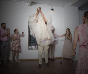 bride acrobatic moves