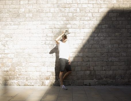 man in shadows - Gothic Quarter Shoot