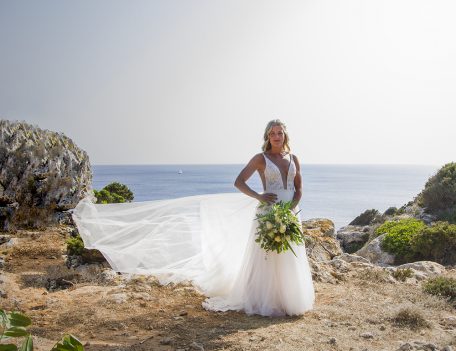 bride at Binisegarra - Villa Binisegarra