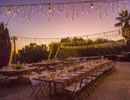 Wedding table setting - Villa Son Temet